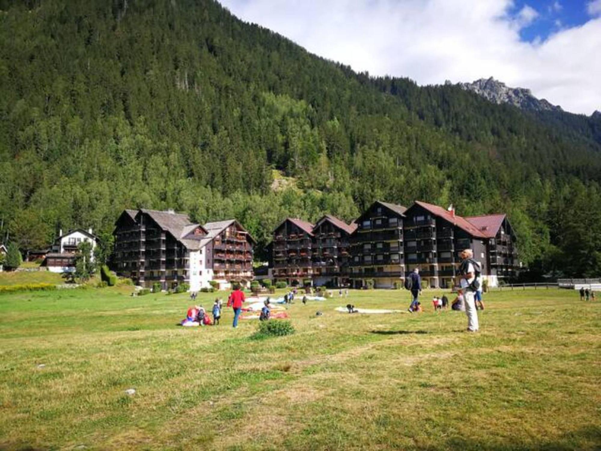 Le Savoy - Terrasse Avec Vue Sur Le Mont-Blanc Appartement Chamonix Buitenkant foto